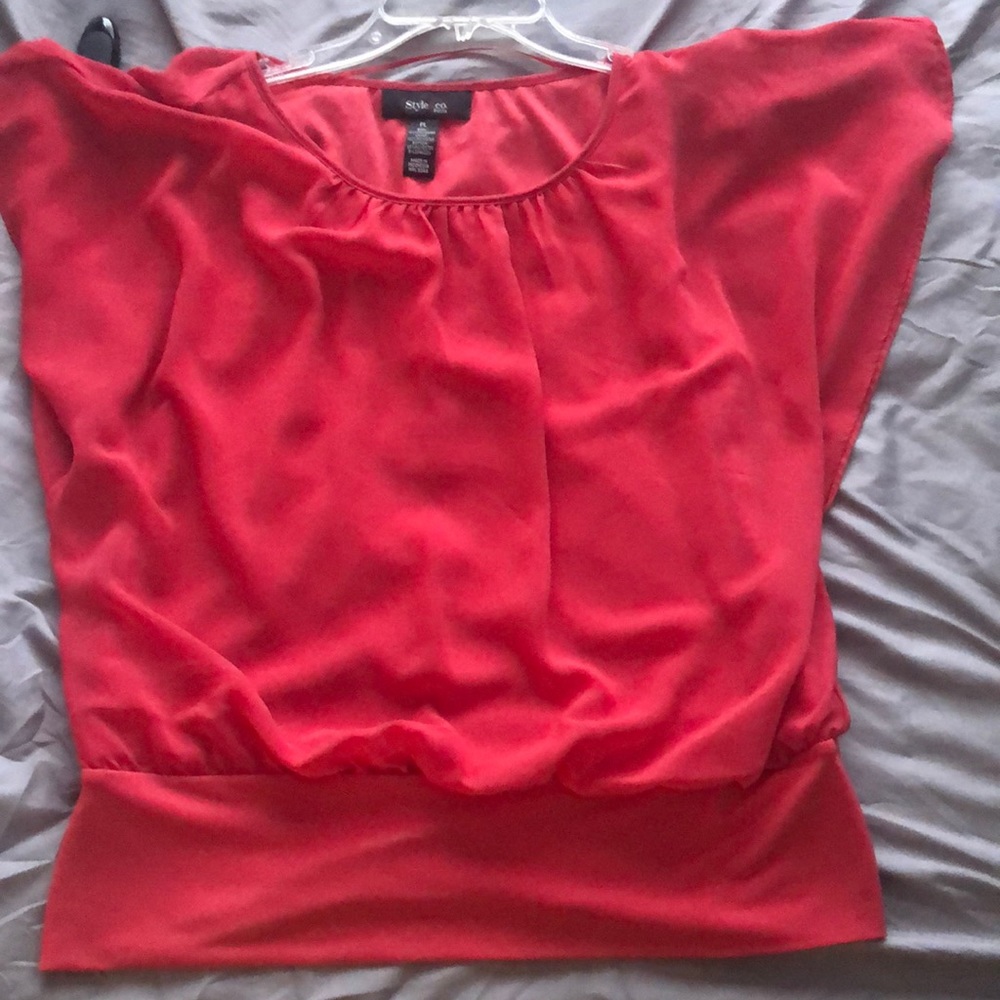 Pink blouse